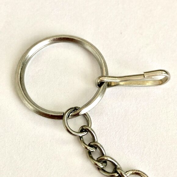 Silver Caduceus Keychain Keyring Medical Nursing Gift MD RN LPN DO ARNP - Picture 5 of 8